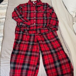 Victoria Secret Plaid Red Pajamas